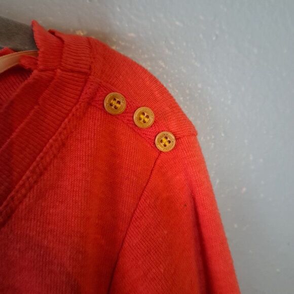 Democracy Women's Reddish Orange Top Size Large - Picture 3 of 3